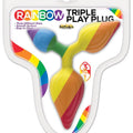 Rainbow Triple Play Plug