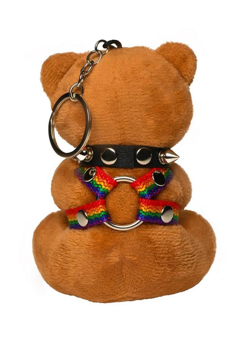 Pride Bondage Bear Keychain