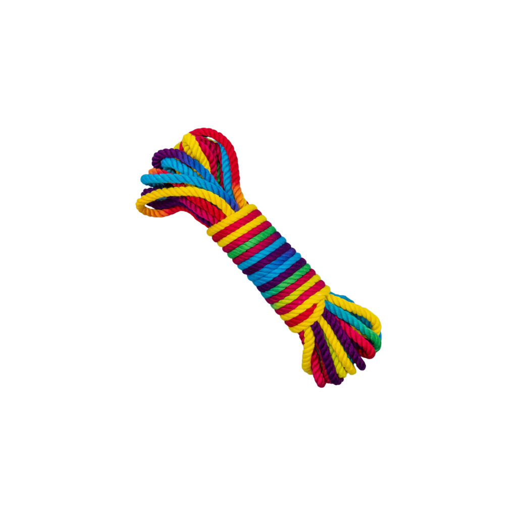 Funfetti Rainbow Bondage Rope