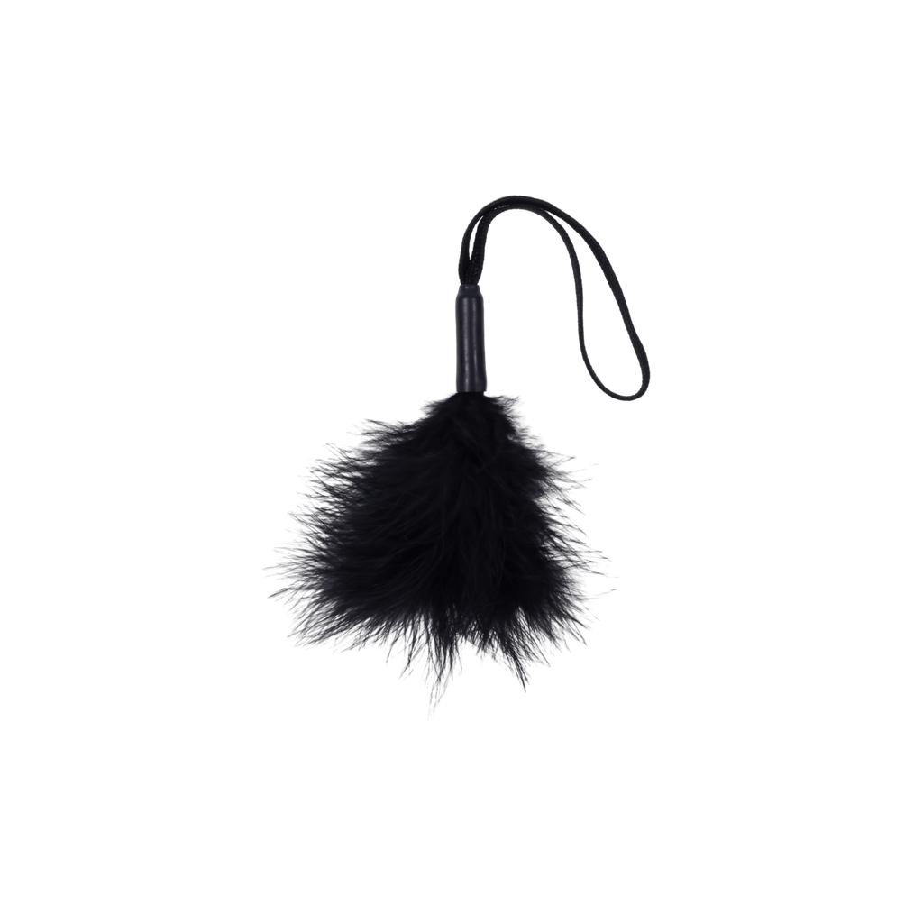 Peaches n' CreaMe Black Wrist Feather Tickler