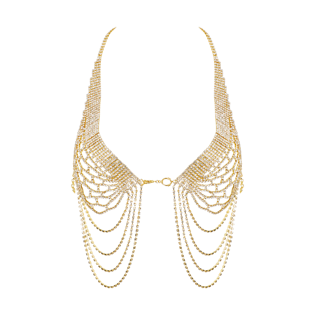Rhinestone Net Halter