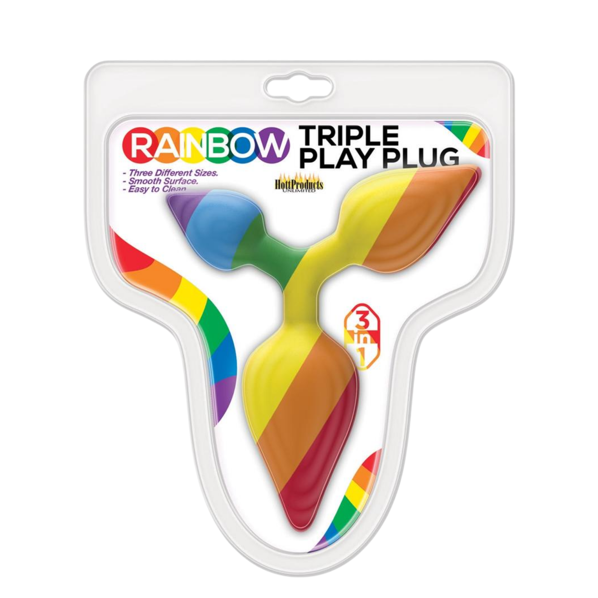 Rainbow Triple Play Plug
